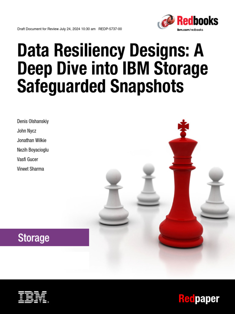 A Deep Dive Into IBM Storage Safeguarded Snapshots | PDF | Backup ...
