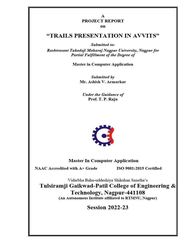 Ashish Finale Thesis Sem 4 | PDF