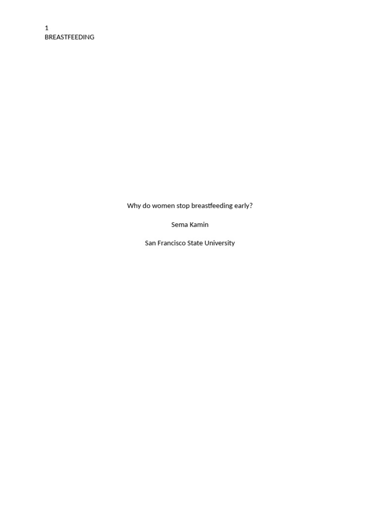 why-do-women-stop-breastfeeding-early-pdf