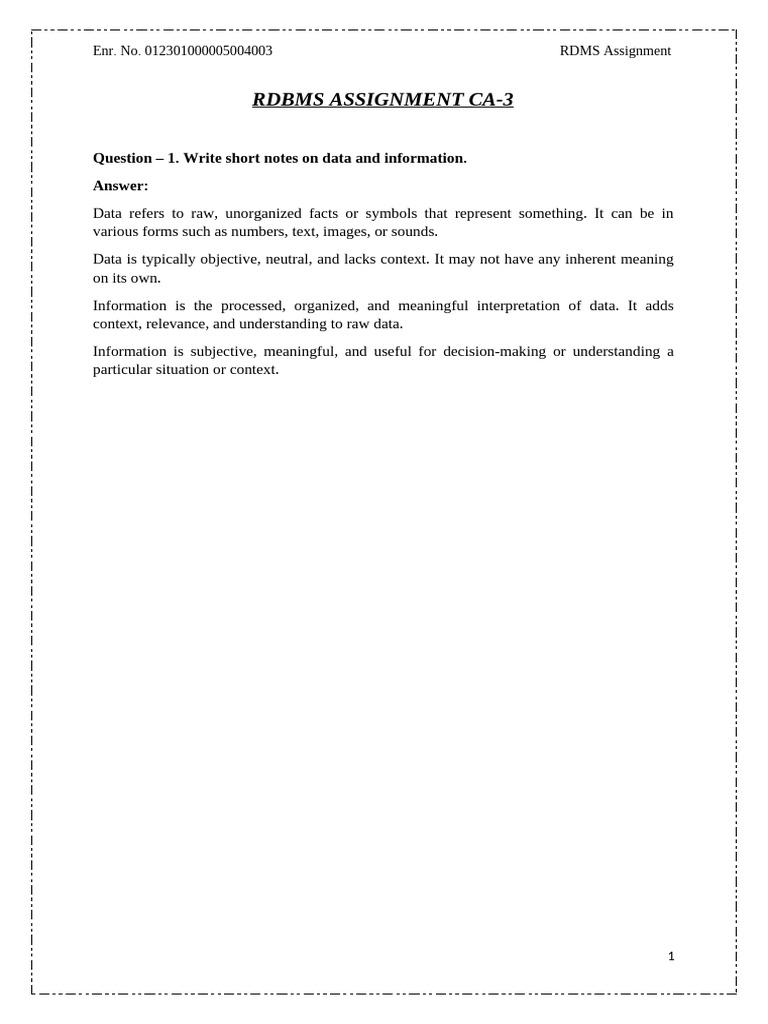 RDBMS | PDF