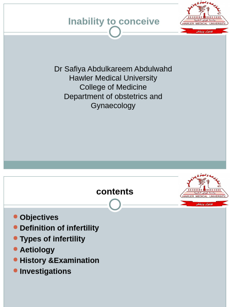 Infertility | PDF