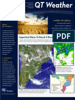 Morning Forecast: Important Rains To Reach S Brazil