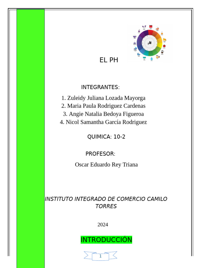 El PH 10-2 | PDF | Ph | Ácido
