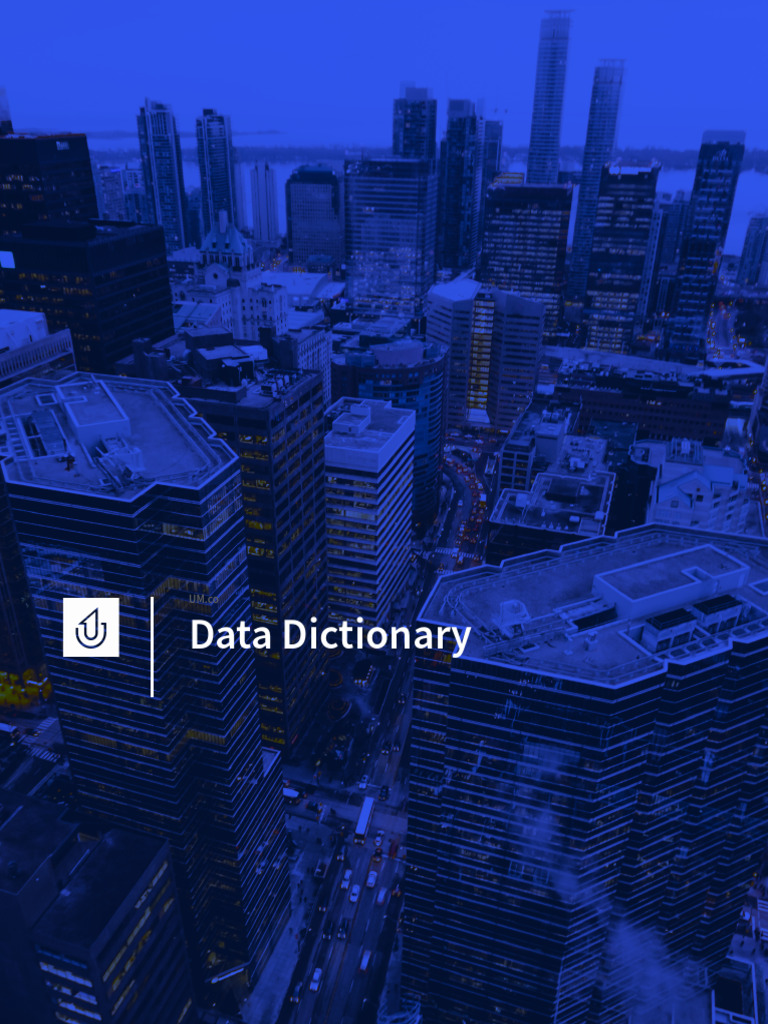 Um data dictionary pdf
