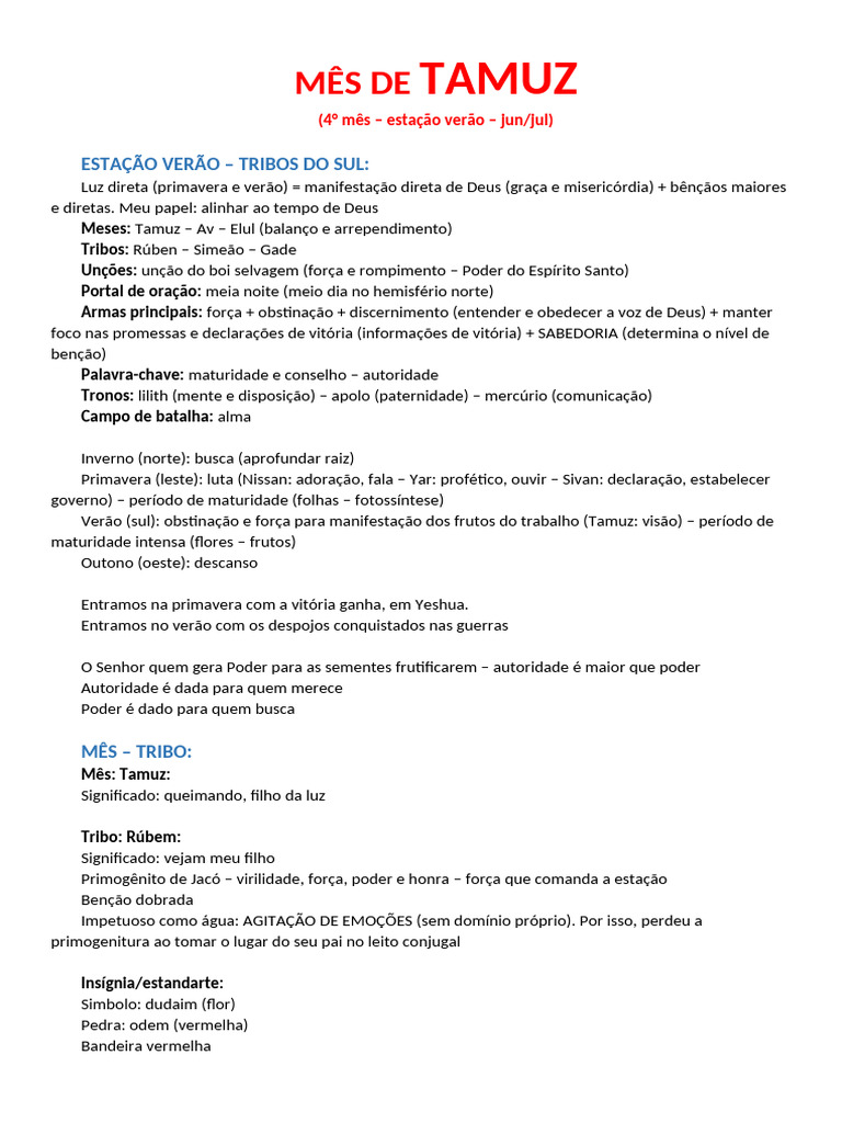 4 - Tamuz (Jun Jul) | PDF