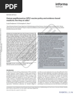 Download Human virus HPV Vaccine Policy and Evidence-based Medicine at Odds by oneclickgroup SN76789590 doc pdf