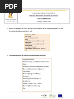Ficha 1 - Resolução