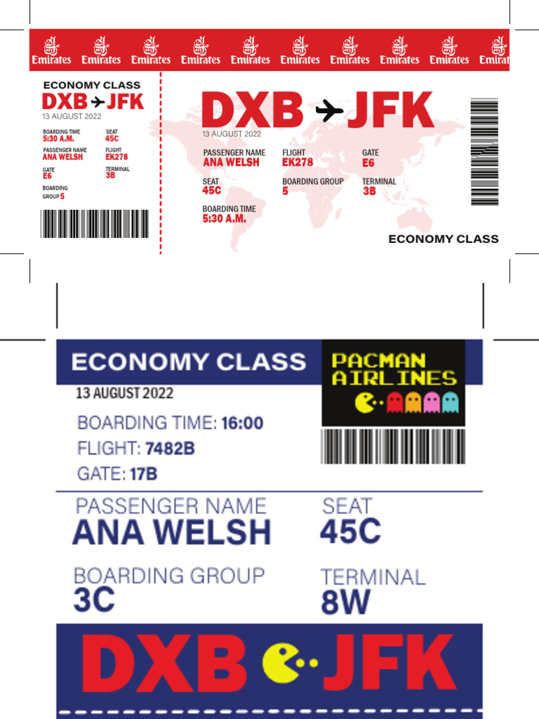 Boarding Passes Design | PDF