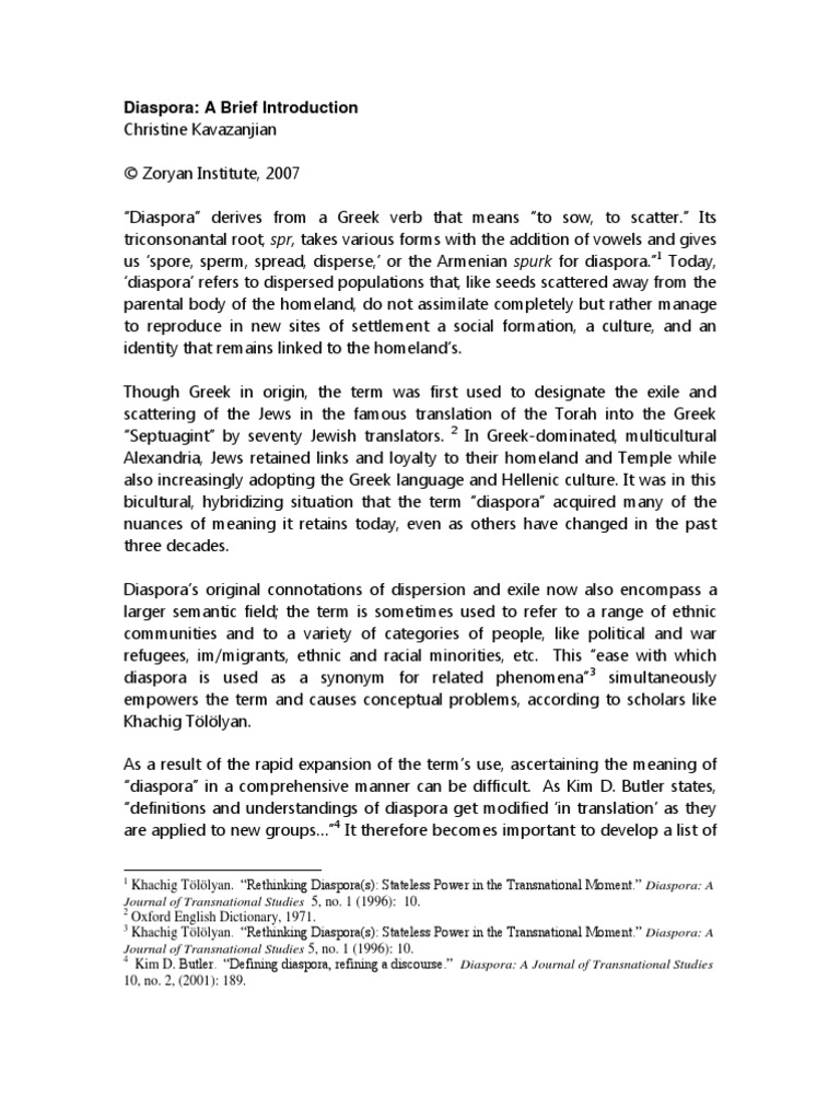 Jewish diaspora essay image