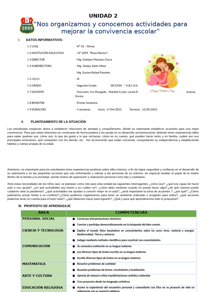 Unidad 2 -2023 - FINAL | PDF