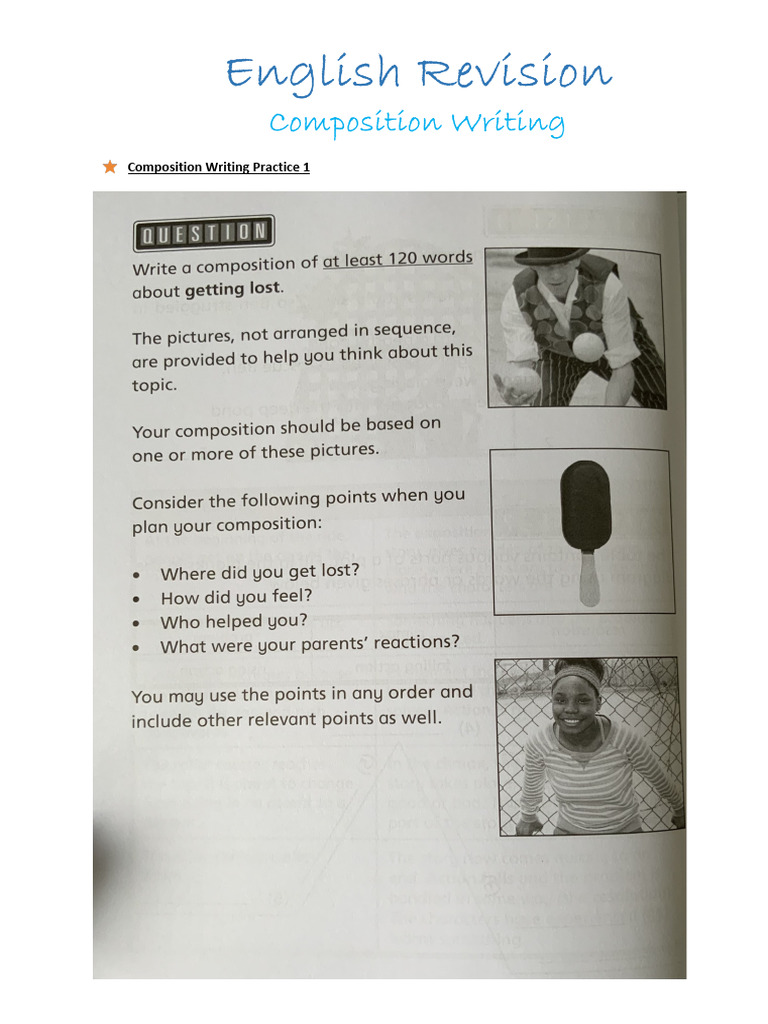 English Composition Practice 1 | PDF