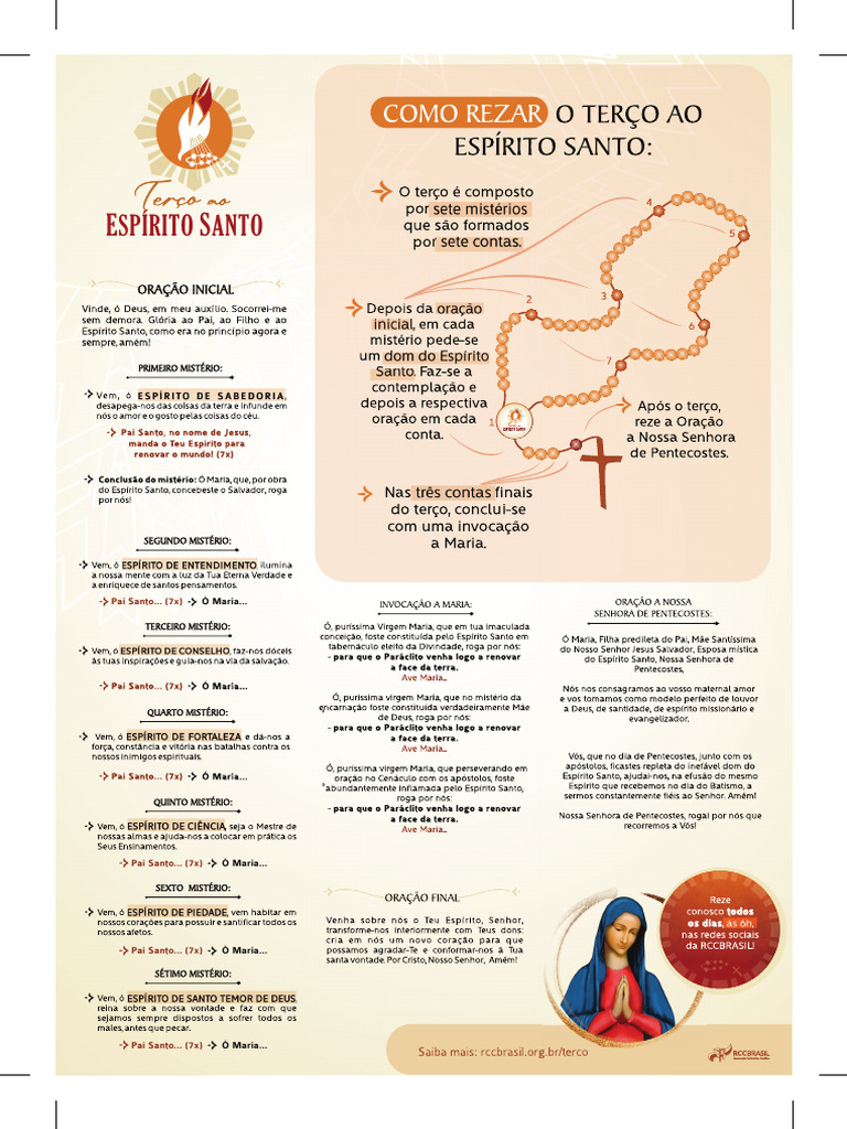 Terço Do Espírito Santo | PDF