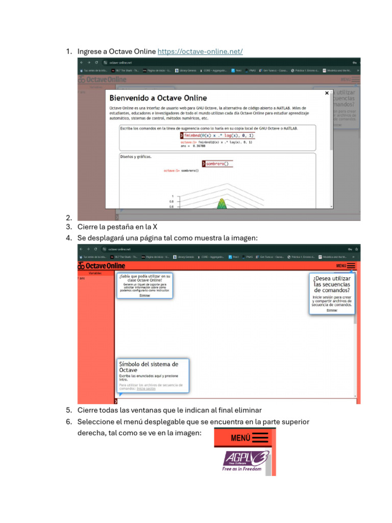 Ingresar a octave online pdf