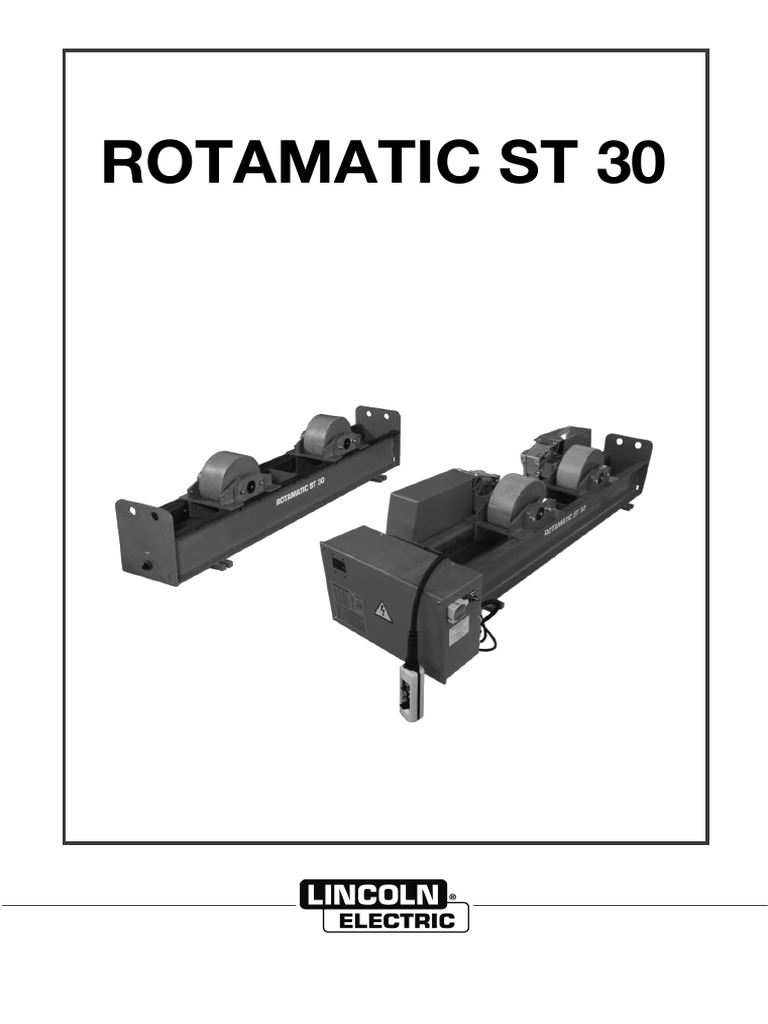 Rotamatic ST 30: Rotator | PDF