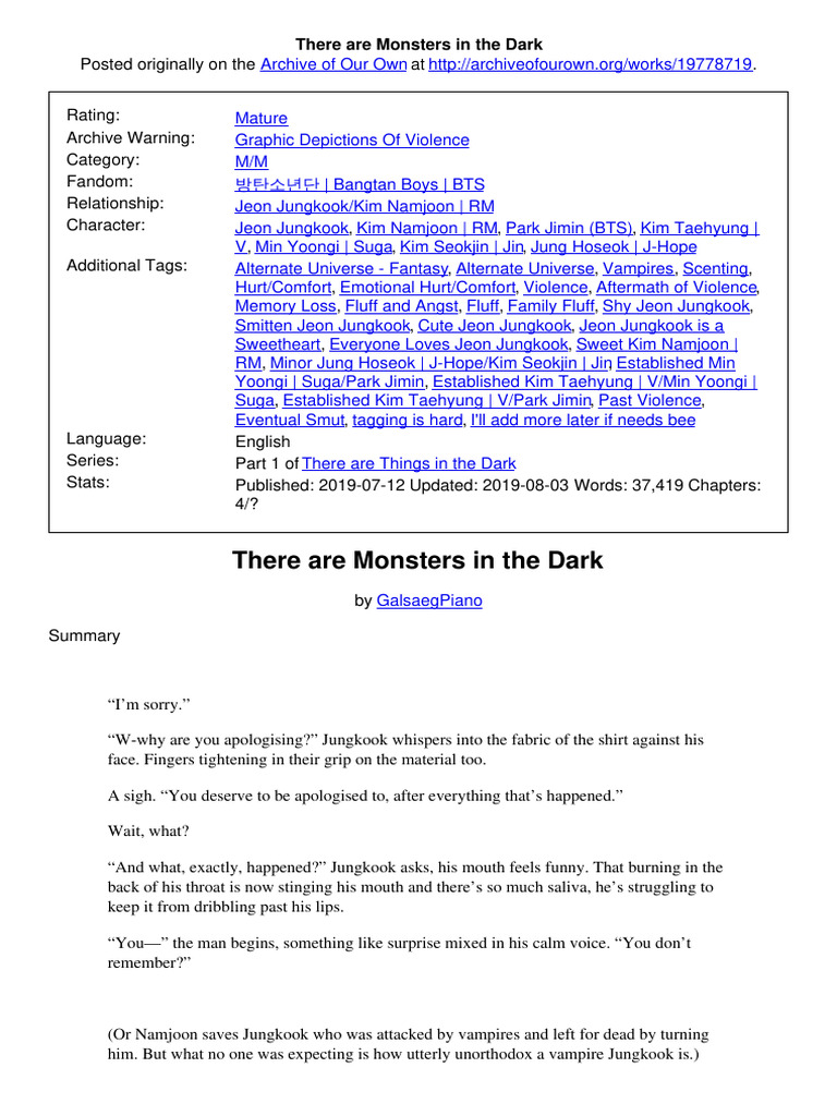 There are Monsters in | PDF
