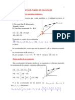 Clases de Rectas y Planos en El Espacio 2011-I