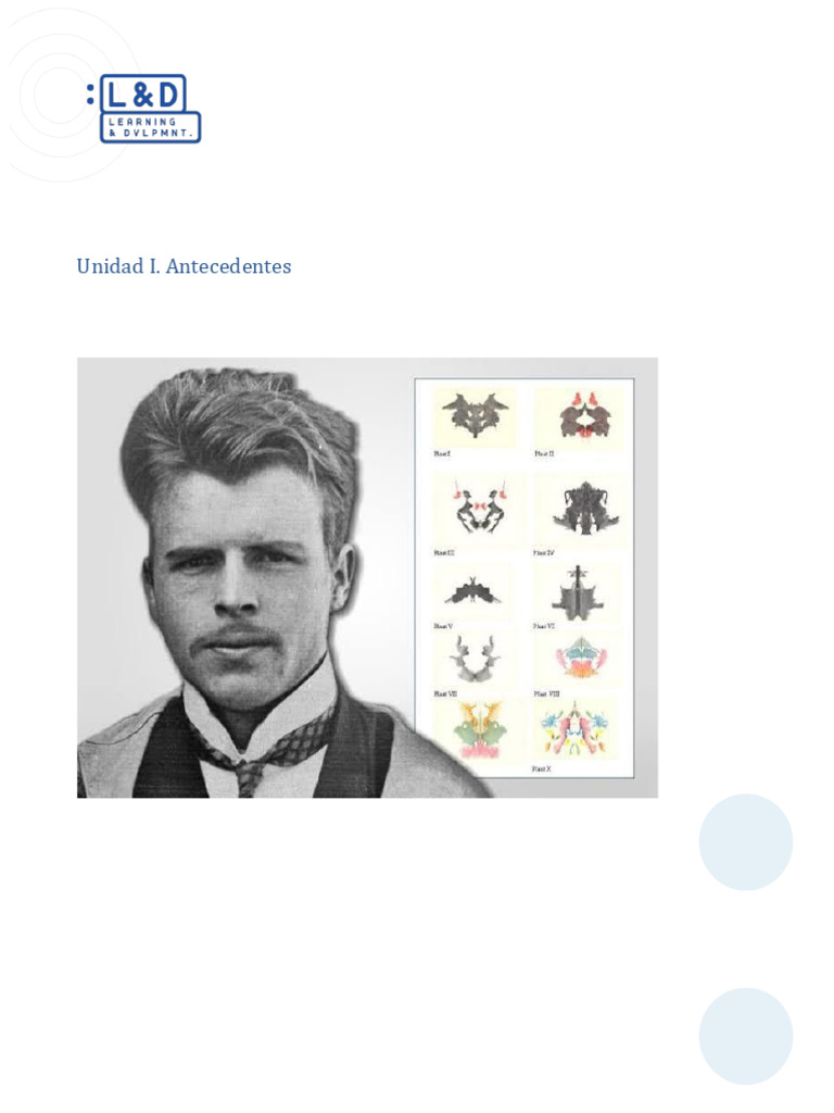 Unidad I - Test de Rorschach | PDF