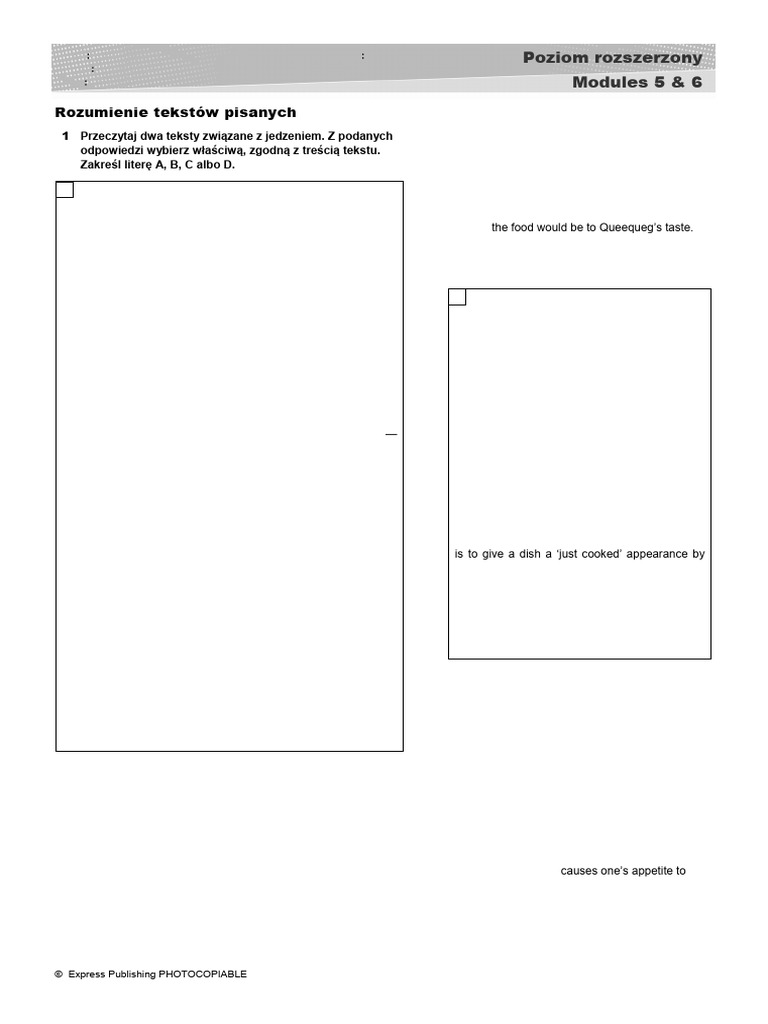 Matura - 2015 - Repetytorium - PR - Test - Mod 5 - 6 | PDF