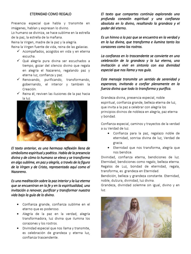 Eternidad Como Regalo, Completo | PDF | Amor | Relaciones personales ...