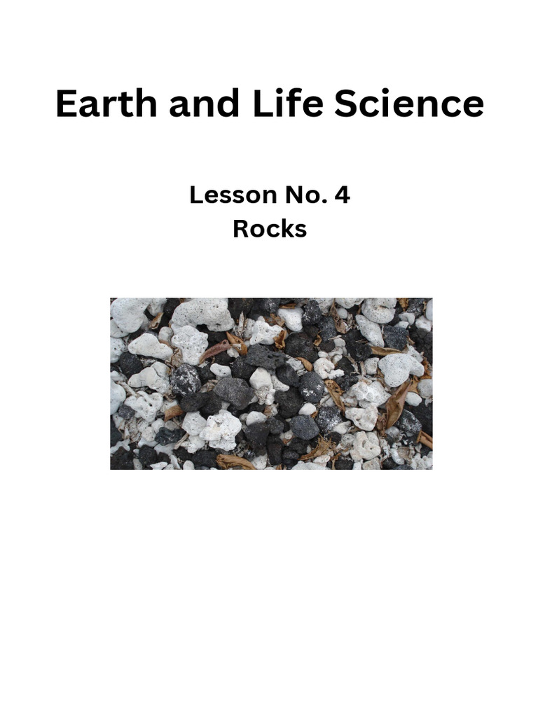 Lesson 4 Rocks | PDF