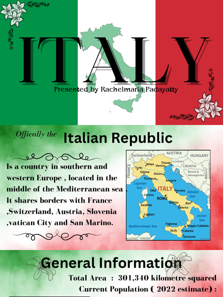 Italy: Facts and Information Overview | PDF | Italy | Rome