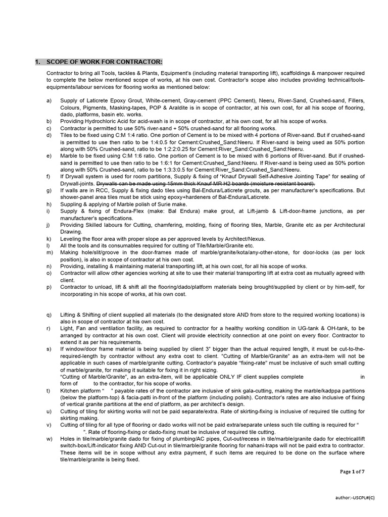TenderDocument1 | PDF