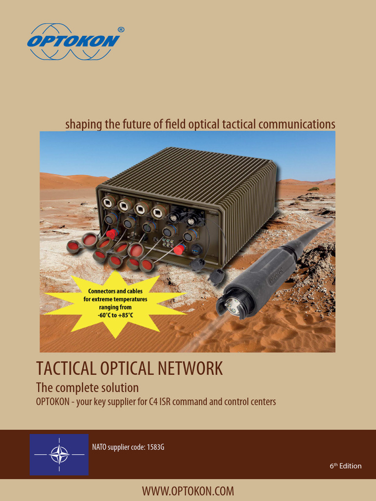 OPTOKON - Tactical Optical Networks 2019 | PDF