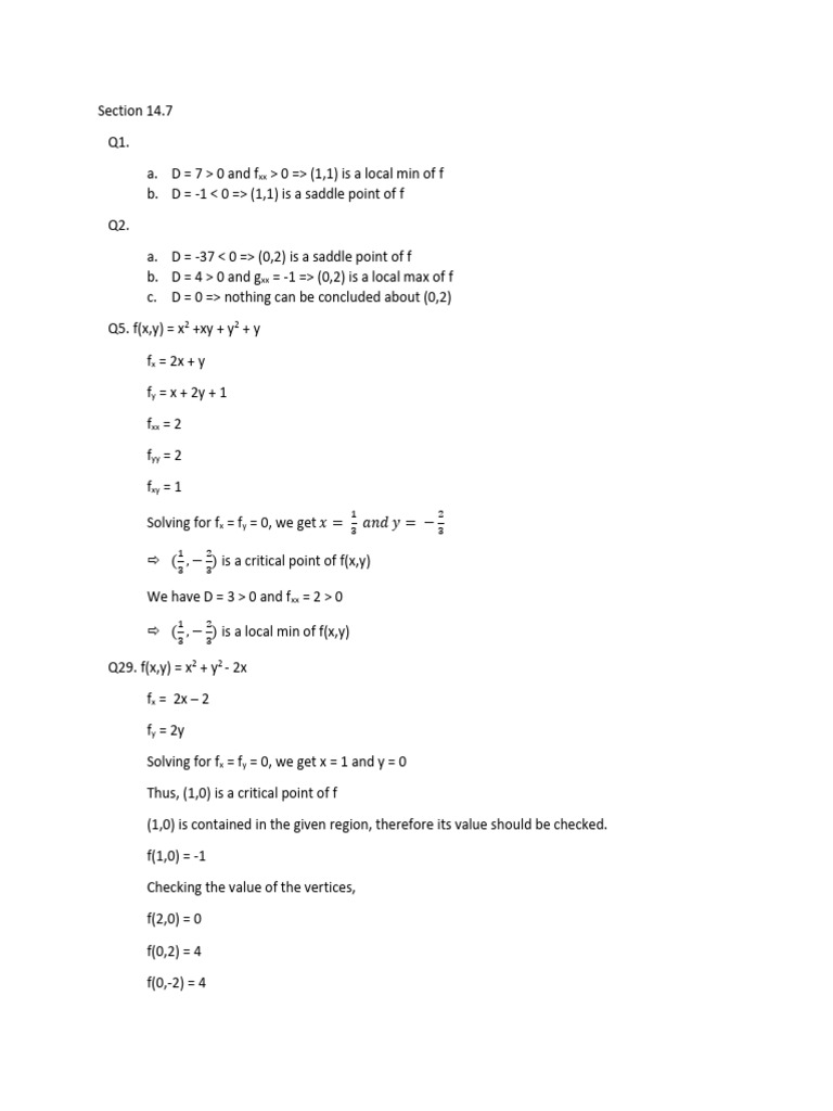 Calculus 2 Solution 5 Pdf