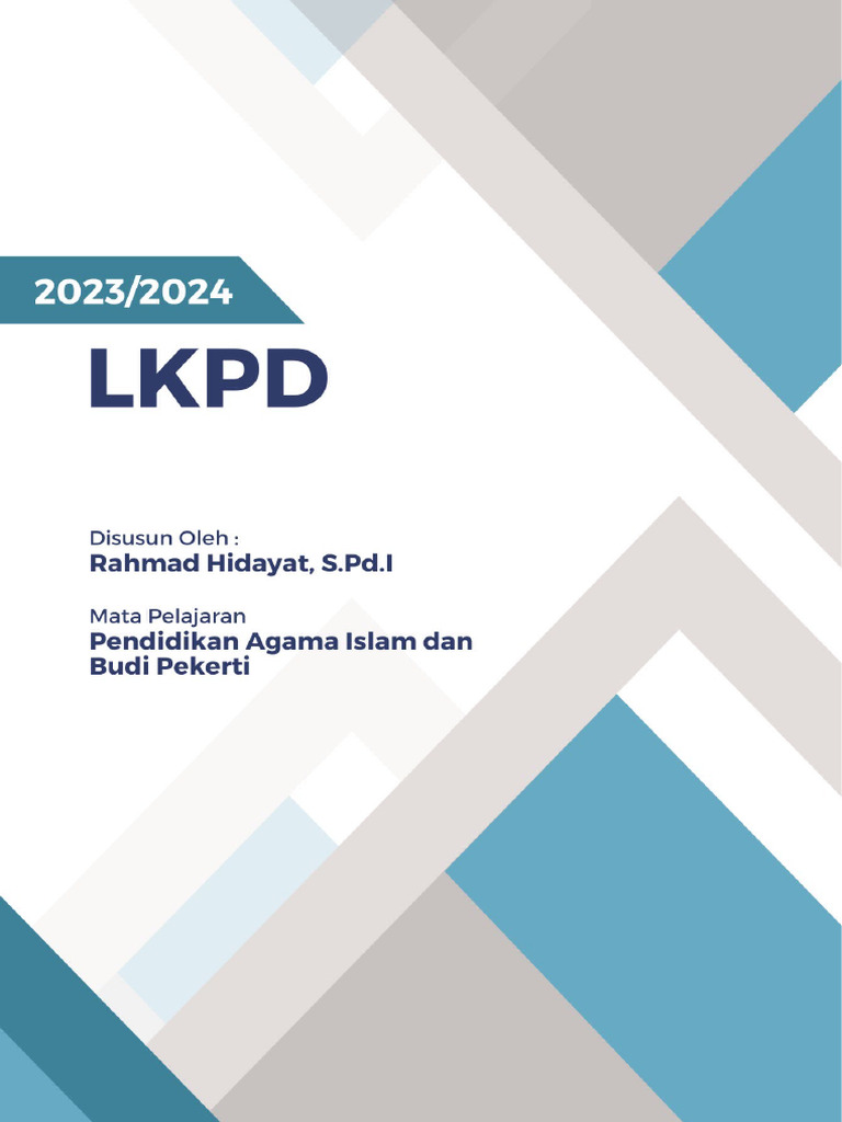 Lembar Kerja Peserta Didik Ust. Rahmad 2023 | PDF