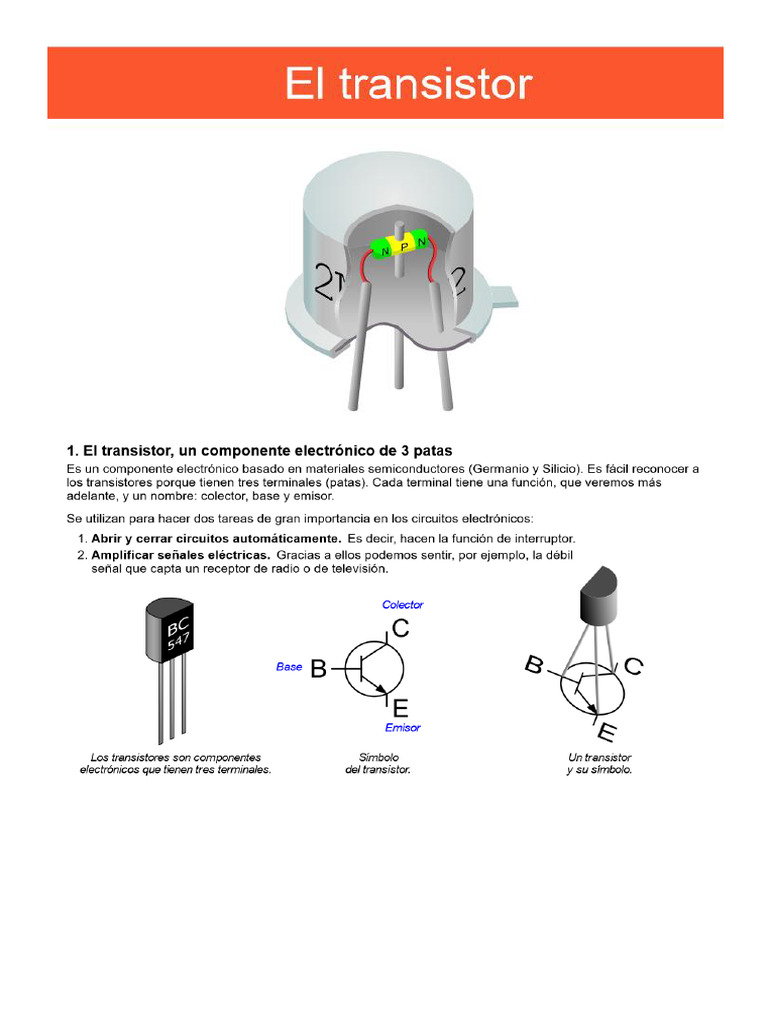 05 EL TRANSISTOR Teoria | PDF