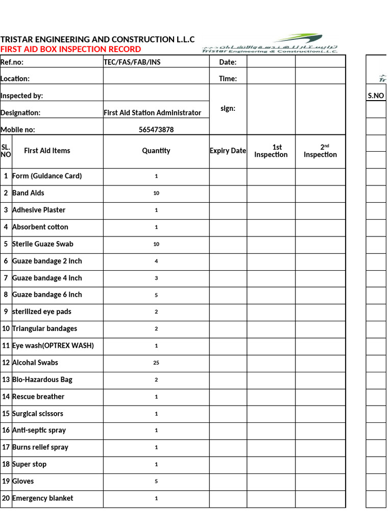 First Aid Box Soft | PDF