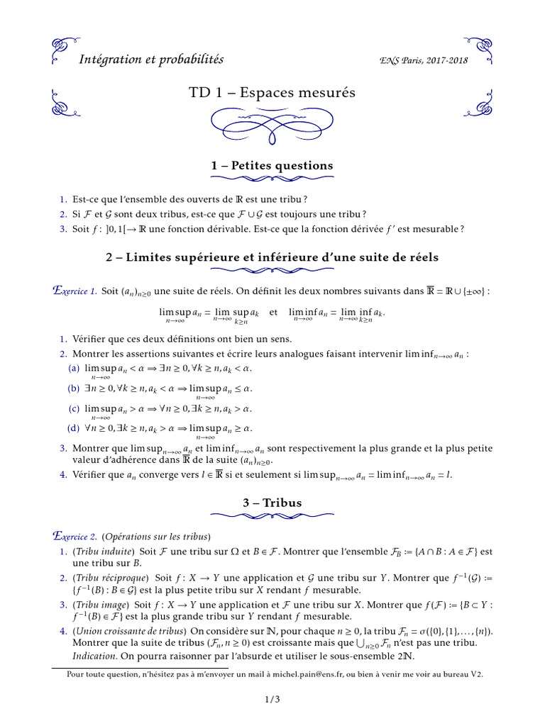 td1 Enonce | PDF