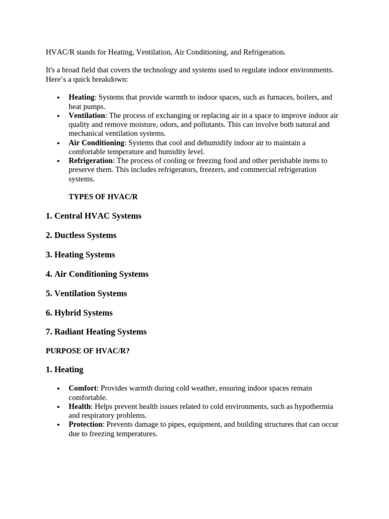 Hvac Written | PDF