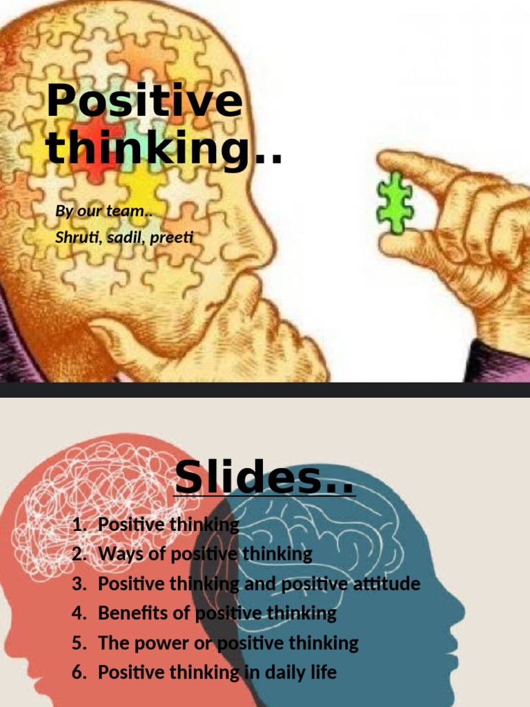 Power of Positive Thinking | PDF | Optimism | Lifestyle
