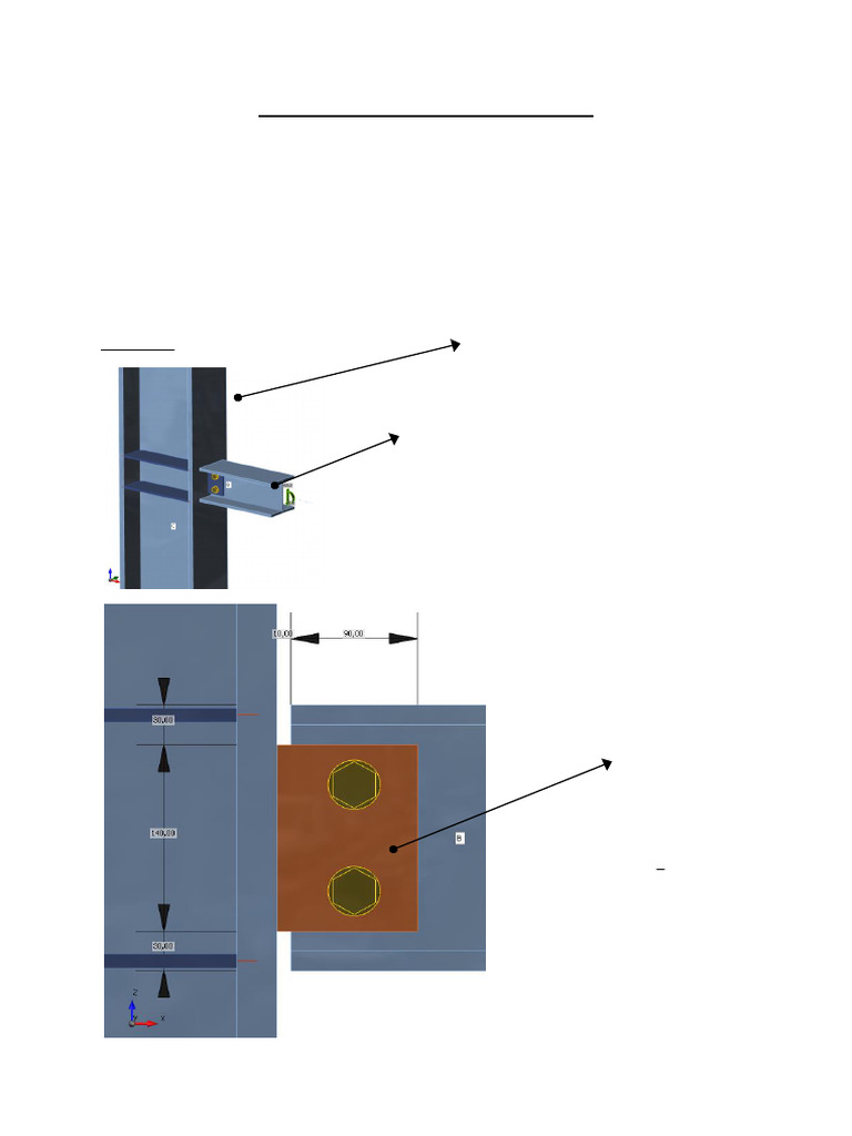 Single Plate Shear Connection Design | PDF | Screw | Welding
