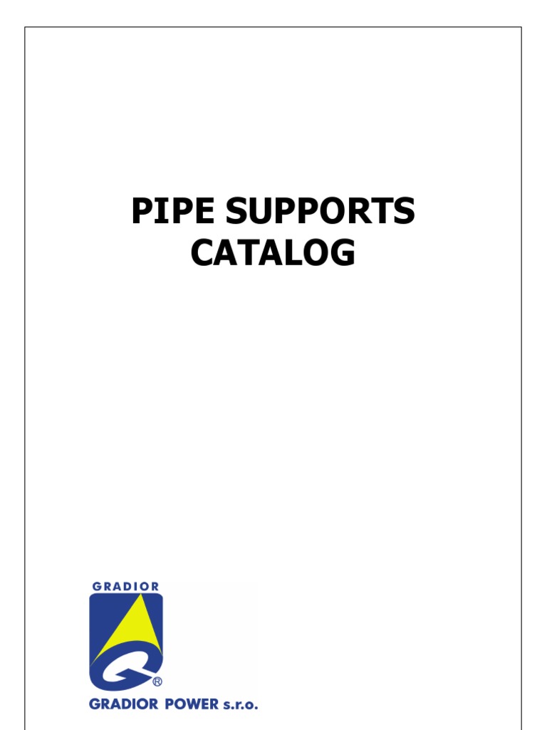 Pipe Supports Catalog Pipe (Fluid Conveyance) Galvanization