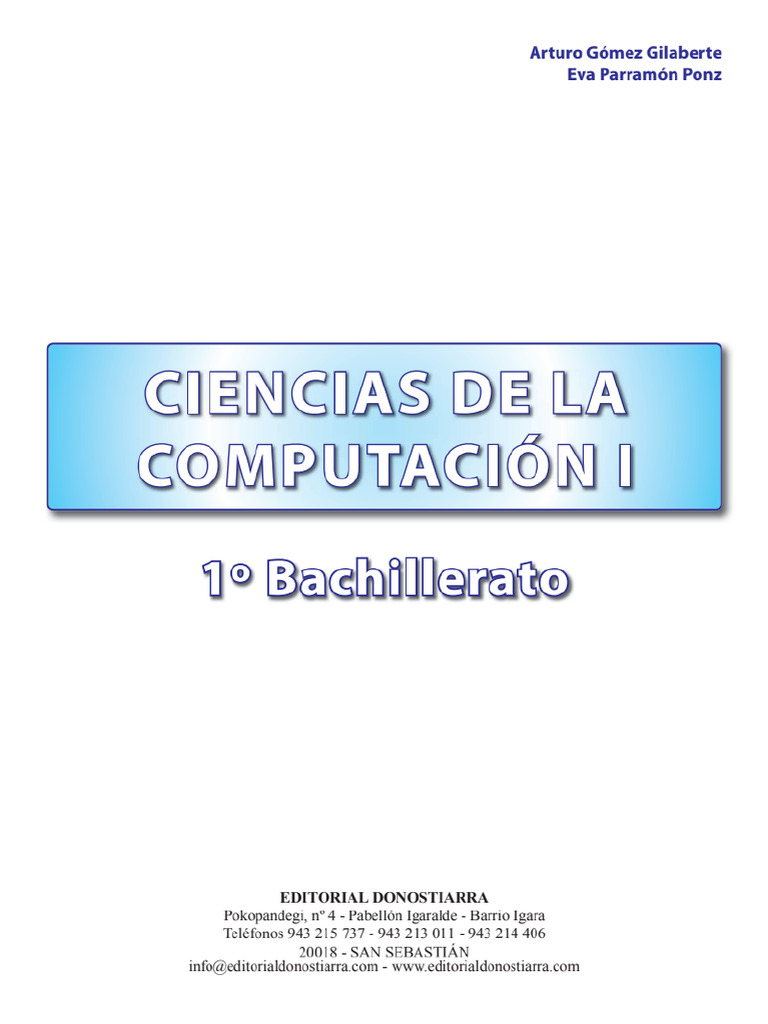 Ciencias Computacion1bach | PDF
