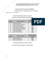 Prova de Desempenho Edital 136 - 2011