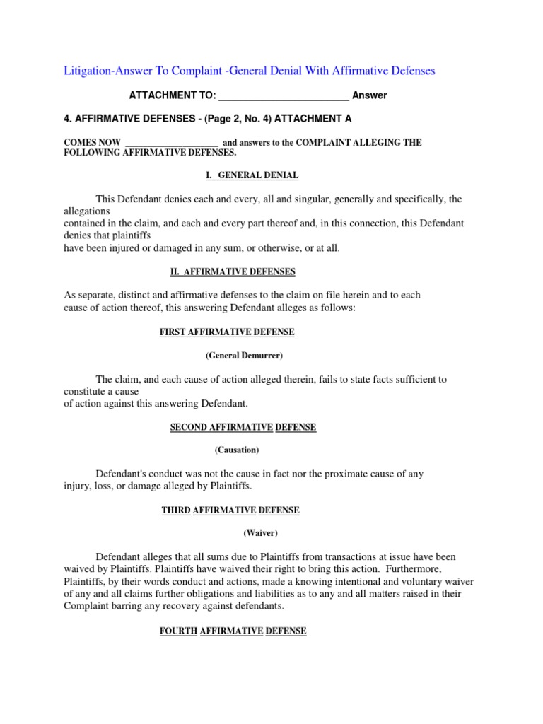 Litigation PDF Affirmative Defense Laches (Equity)