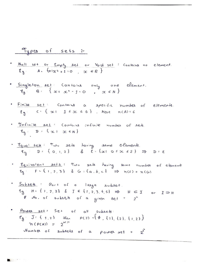 Set Theory | PDF