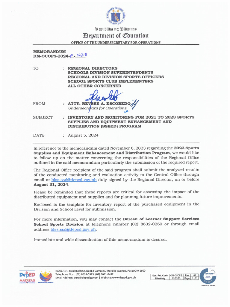 Inventory and Monitoring Form | PDF