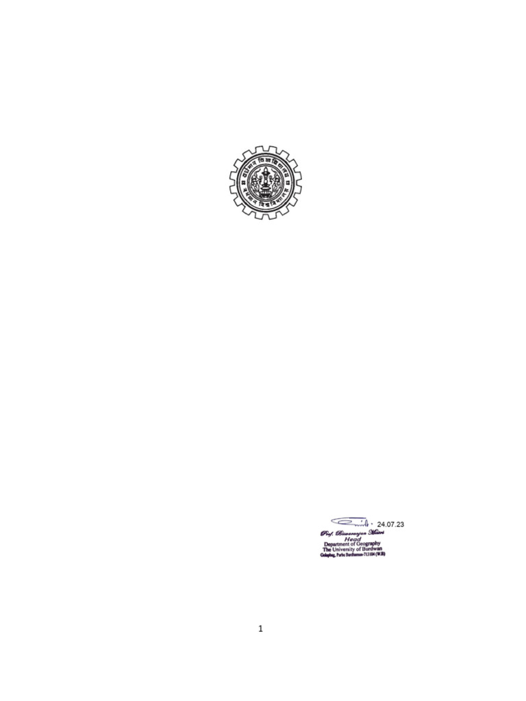 Major Bu Syllabus Geography | PDF