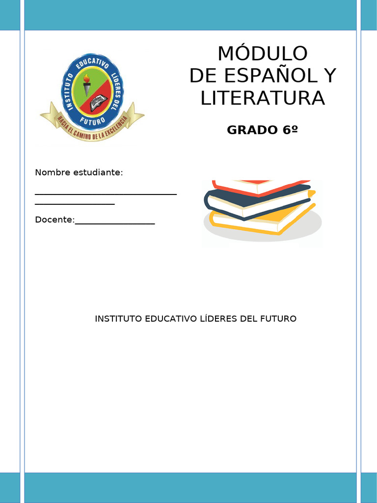 Módulo Español Grado 6º | PDF