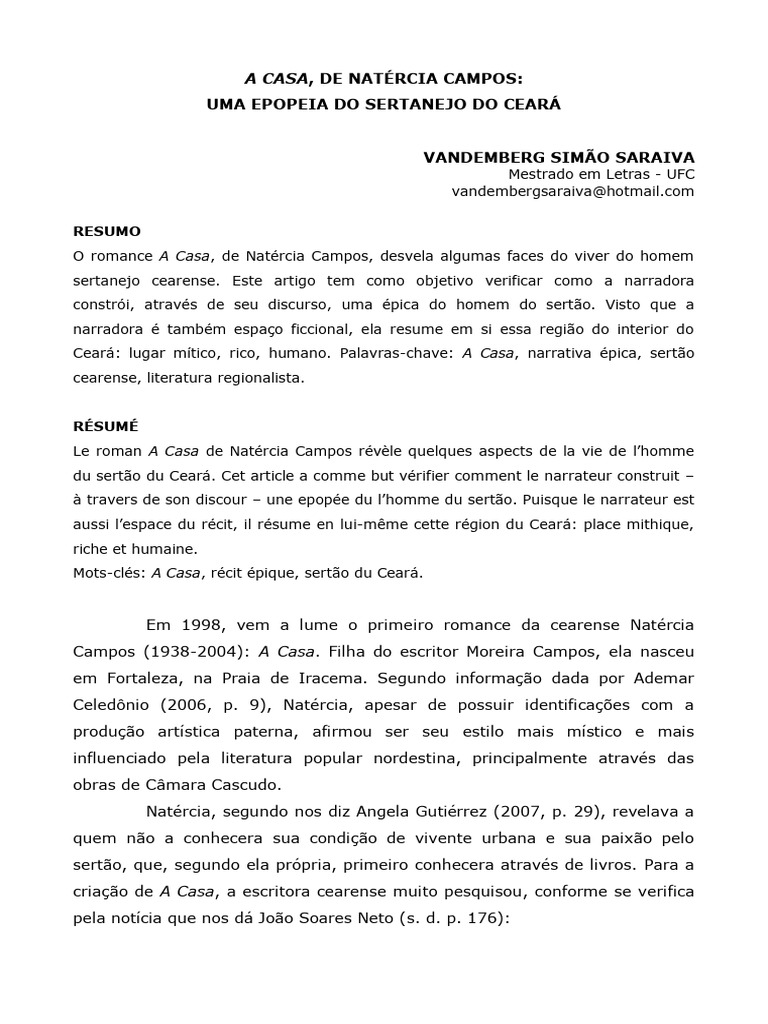 A Casa Corrigido | PDF