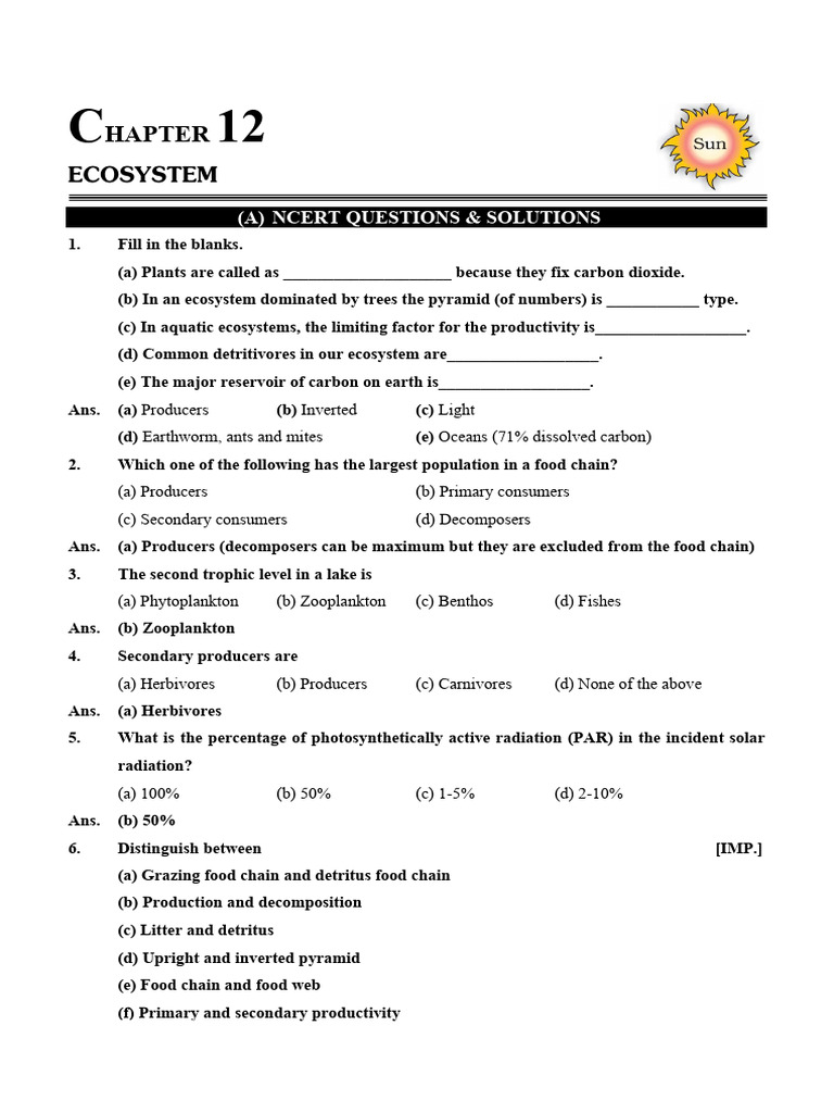 Ecosystem | PDF