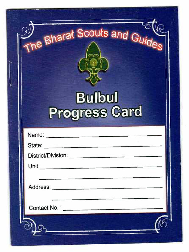 Progress Card Bulbul | PDF