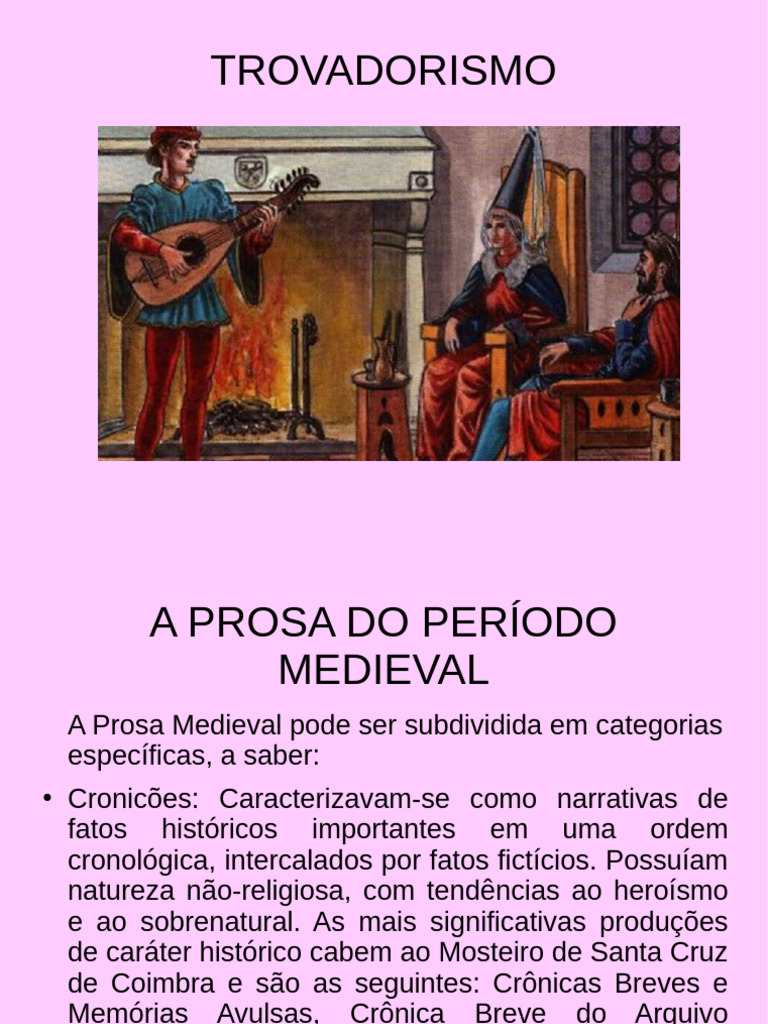 TROVADORISMO - Slides | PDF