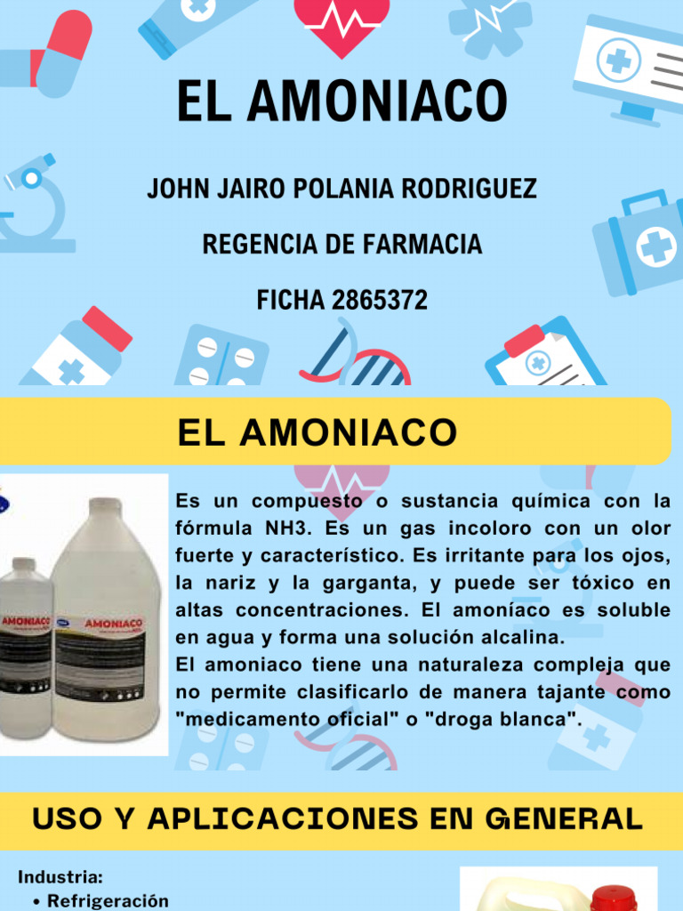 El amoniaco presentacion pdf