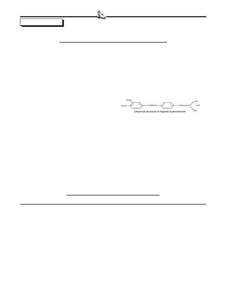 Itopride | PDF