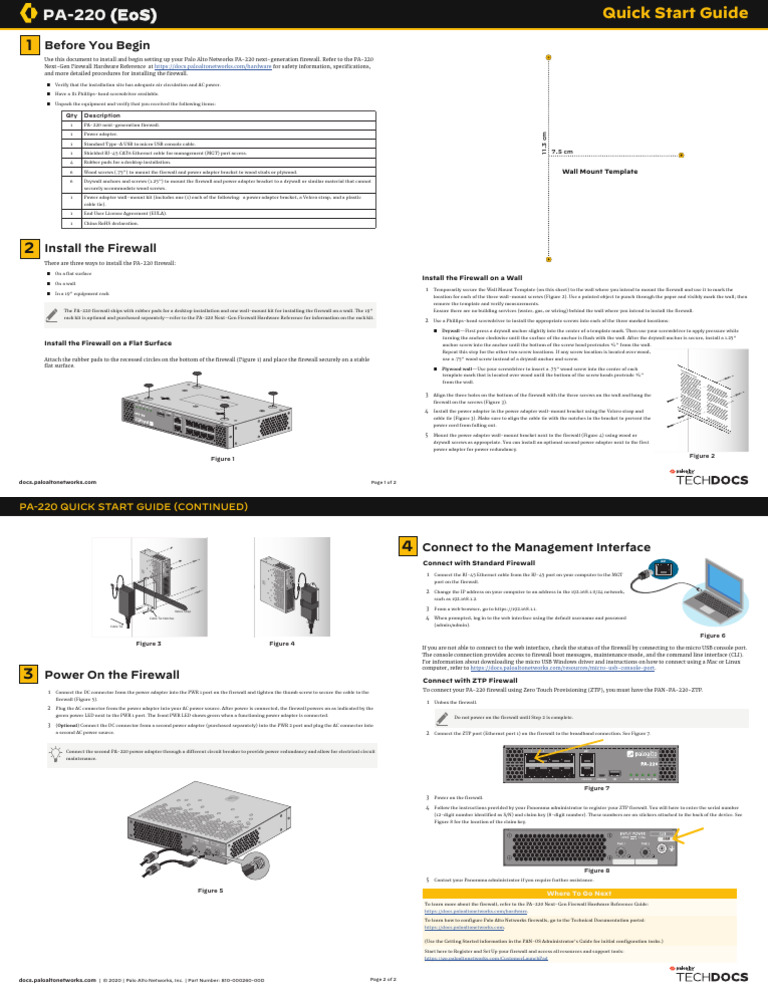 Pa 220 Quick Start Guide | PDF